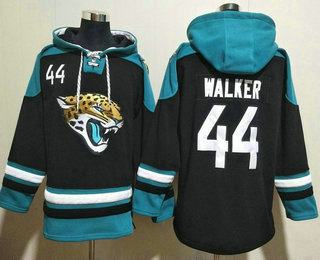 Men's Jacksonville Jaguars #44 Travon Walker Black Ageless Must Have Lace Up Pullover Hoodie