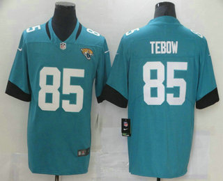 Men's Jacksonville Jaguars #85 Tim Tebow Blue 2021 Vapor Untouchable Stitched NFL Nike Limited Jersey