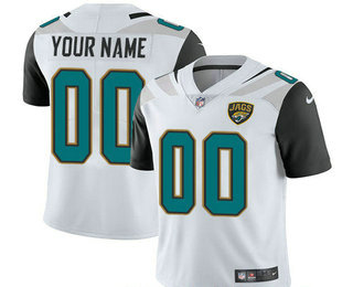 Men's Jacksonville Jaguars Custom Vapor Untouchable White Road NFL Nike Limited Jersey