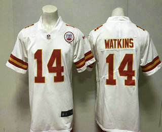 Men's Kansas City Chiefs #14 Sammy Watkins White 2018 Vapor Untouchable Stitched NFL Nike Limited Jersey