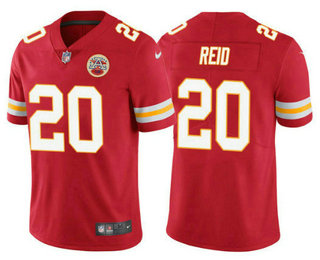 Men's Kansas City Chiefs #20 Justin Reid Red Vapor Untouchable Limited Stitched Jersey