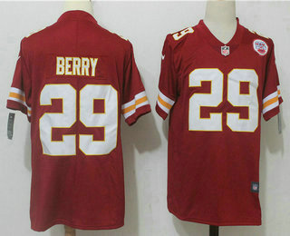 Men's Kansas City Chiefs #29 Eric Berry Red 2017 Vapor Untouchable Stitched NFL Nike Limited Jersey