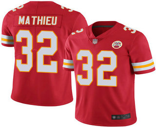 Men's Kansas City Chiefs #32 Tyrann Mathieu Red 2017 Vapor Untouchable Stitched NFL Nike Limited Jersey