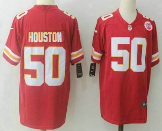 Men's Kansas City Chiefs #50 Justin Houston Red 2017 Vapor Untouchable Stitched NFL Nike Limited Jersey