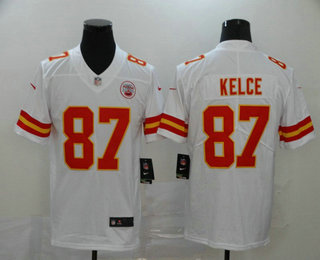 Men's Kansas City Chiefs #87 Travis Kelce Red 2017 Vapor Untouchable Stitched NFL Nike Limited Jersey