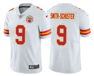 Men's Kansas City Chiefs #9 JuJu Smith-Schuster White 2022 Vapor Untouchable Stitched NFL Nike Limited Jersey