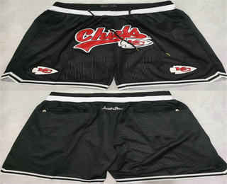 Men's Kansas City Chiefs Black Shorts