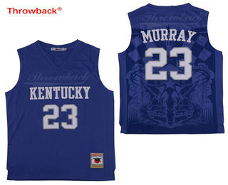 Men's Kentucky Wildcats #23 Jamal Murray Royal Blue College Basketball 2017 Nike Swingman Stitched NCAA Jersey