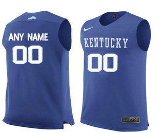 Men's Kentucky Wildcats Customized College Basketball Jersey - Royal Blue