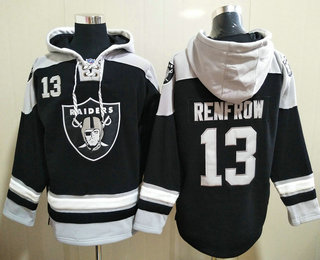 Men's Las Vegas Raiders #13 Hunter Renfrow Black Team Color 2014 NFL Hoodie