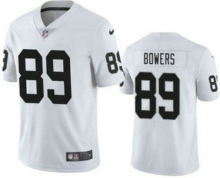 Men's Las Vegas Raiders #89 Brock Bowers Limited White Vapor Jersey