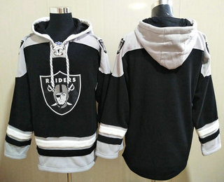 Men's Las Vegas Raiders Blank Black Stitched NFL Hoodie