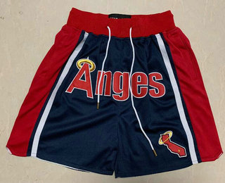 Men's Los Angeles Angels Navy Blue Just Don Shorts Swingman Shorts