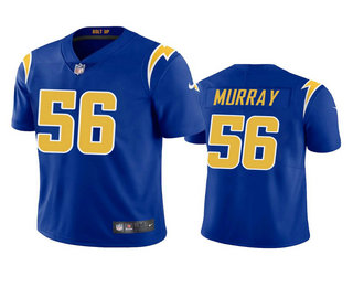 Men's Los Angeles Chargers #56 Kenneth Murray Royal 2020 NFL Draft 2nd Alternate Vapor Limited Jersey