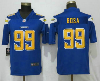 Men's Los Angeles Chargers #99 Joey Bosa Royal Blue 2017 Color Rush Stitched NFL Nike Limited Jersey