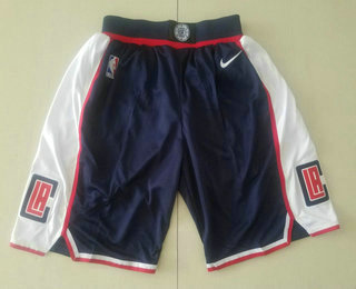 Men's Los Angeles Clippers Navy Blue Nike 2019 Swingman City Edition Shorts