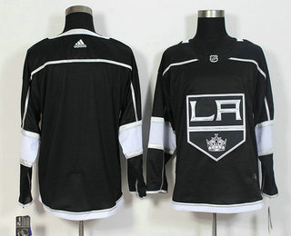 Men's Los Angeles Kings Blank Black 2017-2018 Hockey Adidas Stitched NHL Jersey