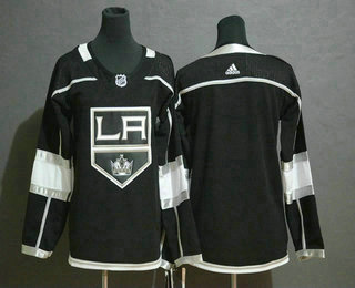 Men's Los Angeles Kings Blank Black Drift Fashion Adidas Stitched NHL Jersey