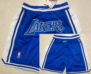 Men's Los Angeles Lakers Royal Just Don Shorts