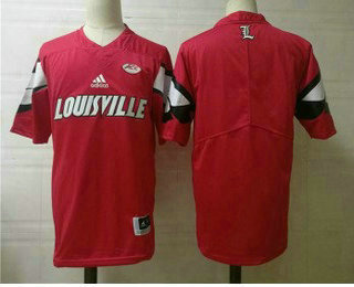 Men's Louisville Cardinals Blank Red College Football Jersey