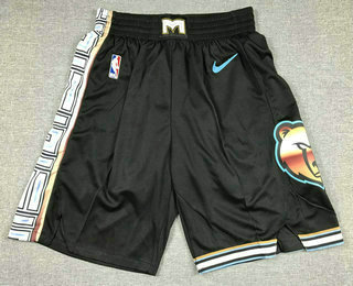 Men's Memphis Grizzlies 2022 Black City Edition Stitched Shorts