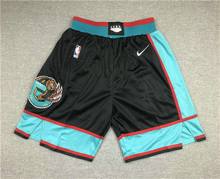 Men's Memphis Grizzlies Black 2019 Nike Swingman Stitched NBA Shorts