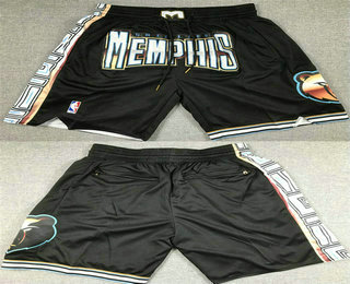 Men's Memphis Grizzlies City Edition Black Shorts