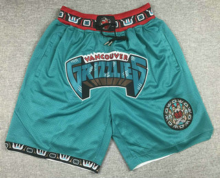 Men's Memphis Grizzlies Green Just Don Shorts Swingman Shorts