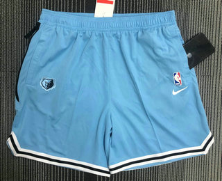 Men's Memphis Grizzlies Ligth Blue Basketball Training Shorts