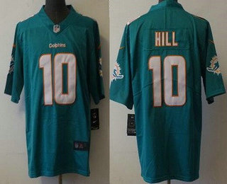 Men's Miami Dolphins #10 Tyreek Hill Green 2021 Vapor Untouchable Stitched NFL Nike Limited Jersey