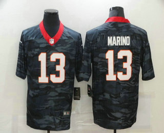 Men's Miami Dolphins #13 Dan Marino 2020 Camo Limited Stitched Nike NFL Jersey