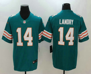 Men's Miami Dolphins #14 Jarvis Landry Green 2017 Vapor Untouchable Stitched NFL Nike Limited Jersey