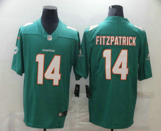 Men's Miami Dolphins #14 Ryan Fitzpatrick Green 2020 Vapor Untouchable Stitched NFL Nike Limited Jersey