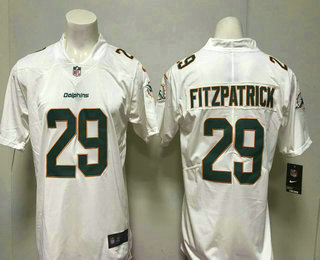 Men's Miami Dolphins #29 Minkah Fitzpatrick White 2018 Vapor Untouchable Stitched NFL Nike Limited Jersey