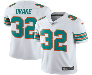 Men's Miami Dolphins #32 Kenyan Drake NEW White 2019 Vapor Untouchable Stitched NFL Nike Limited Jersey