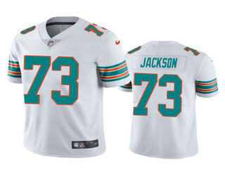 Men's Miami Dolphins #73 Austin Jackson White 2020 NFL Draft Alternate Vapor Limited Jersey