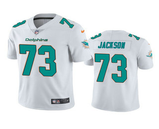 Men's Miami Dolphins #73 Austin Jackson White 2020 NFL Draft Vapor Limited Jersey