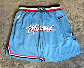 Men's Miami Heat 2019 Blue Printed City Edition Shorts