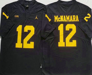 Men's Michigan Wolverines #12 Cade McNamara White 2022 Vapor Untouchable Stitched Nike Jersey