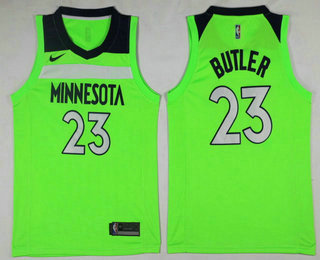 Men's Minnesota Timberwolves #23 Jimmy Butler Green 2017-2018 Nike Icon Edition Swingman Jersey