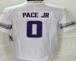 Men's Minnesota Vikings #0 Ivan Pace Jr Limited White Alternate Vapor Jersey