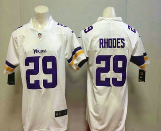 Men's Minnesota Vikings #29 Xavier Rhodes White 2017 Vapor Untouchable Stitched NFL Nike Limited Jersey