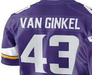 Men's Minnesota Vikings #43 Andrew Van Ginkel Limited Purple Vapor Jersey