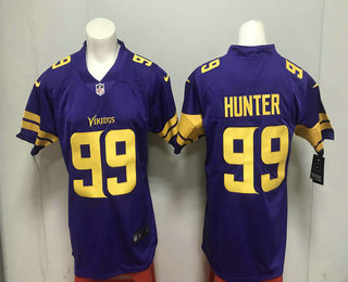 Men's Minnesota Vikings #99 Danielle Hunter Purple 2016 Color Rush Stitched NFL Nike Limited Jersey