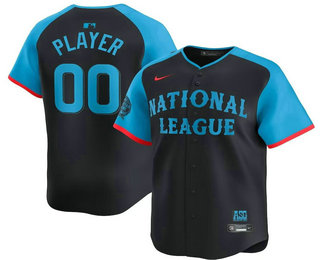 Men's National League Custom Navy 2024 MLB All Star Game Limited Stitched Jersey