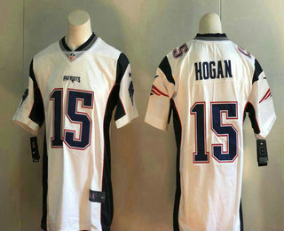 Men's New England Patriots #15 Chris Hogan White 2017 Vapor Untouchable Stitched NFL Nike Limited Jersey