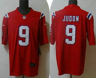 Men's New England Patriots #9 Matt Judon Red 2021 NEW Vapor Untouchable Stitched NFL Nike Limited Jersey