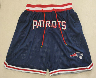 Men's New England Patriots Navy Blue Just Don Shorts