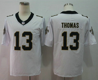 Men's New Orleans Saints #13 Michael Thomas White 2017 Vapor Untouchable Stitched NFL Nike Limited Jersey