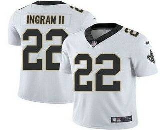 Men's New Orleans Saints #22 Mark Ingram II Limited White Vapor Jersey